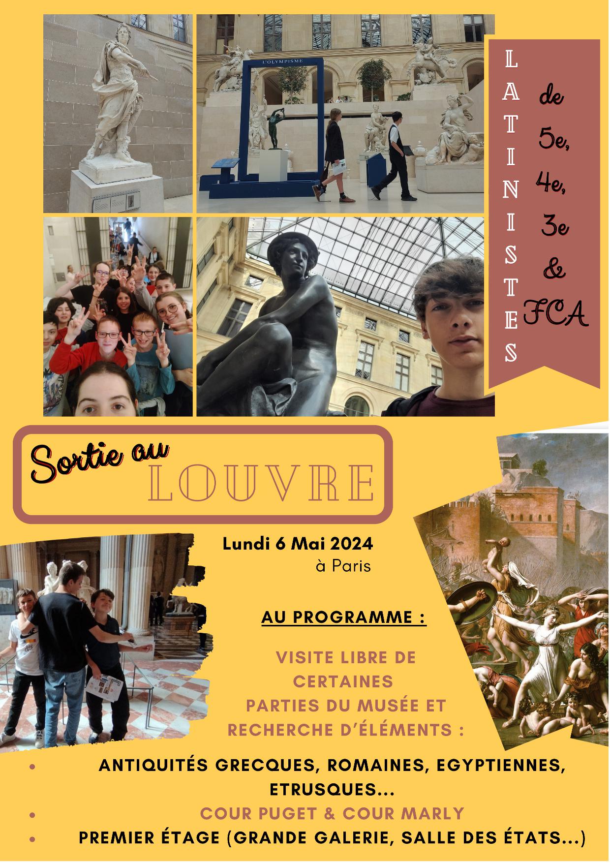 Sortie au Louvre 2024 Sortie au Louvre 2024